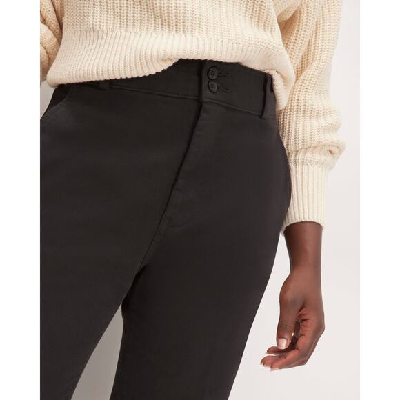 Everlane The Organic Kick Flare Pant in Black 8 NWT - Picture 3 of 6